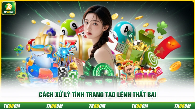 Cách xử lý tình trạng tạo lệnh thất bại
